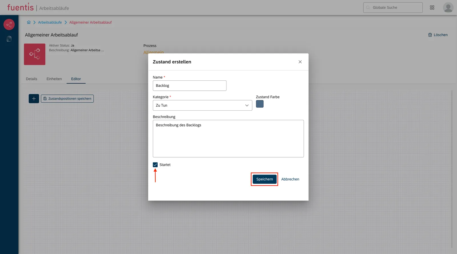 Workflow editor 2