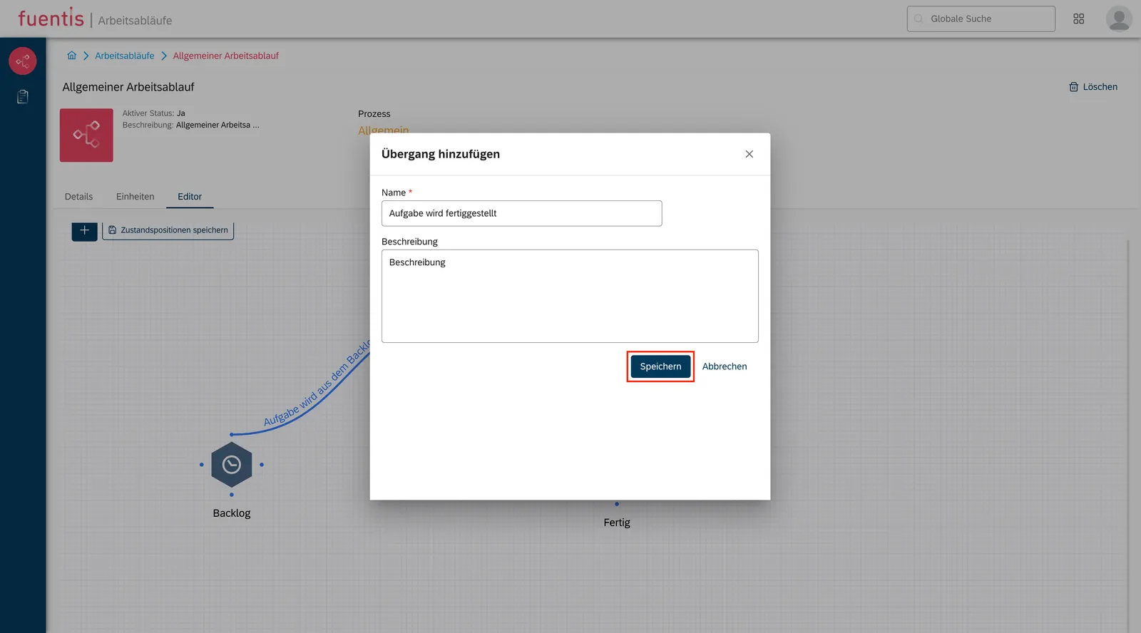 Workflow editor 5